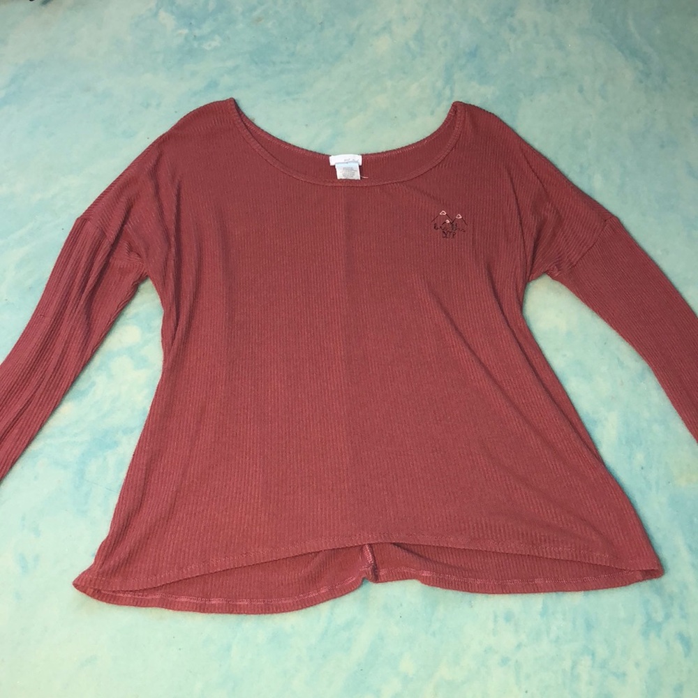 Burnt Orange “Breathe Deep” Long Sleeve